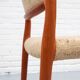 Chaise de salle à manger modèle 80 de Niels Möller, années 1960