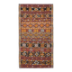 Vintage Turkish Oushak handmade wool cotton red area rug 178x335