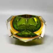1960s Gorgeous green ashtray or catch-all by Flavio Poli for Seguso