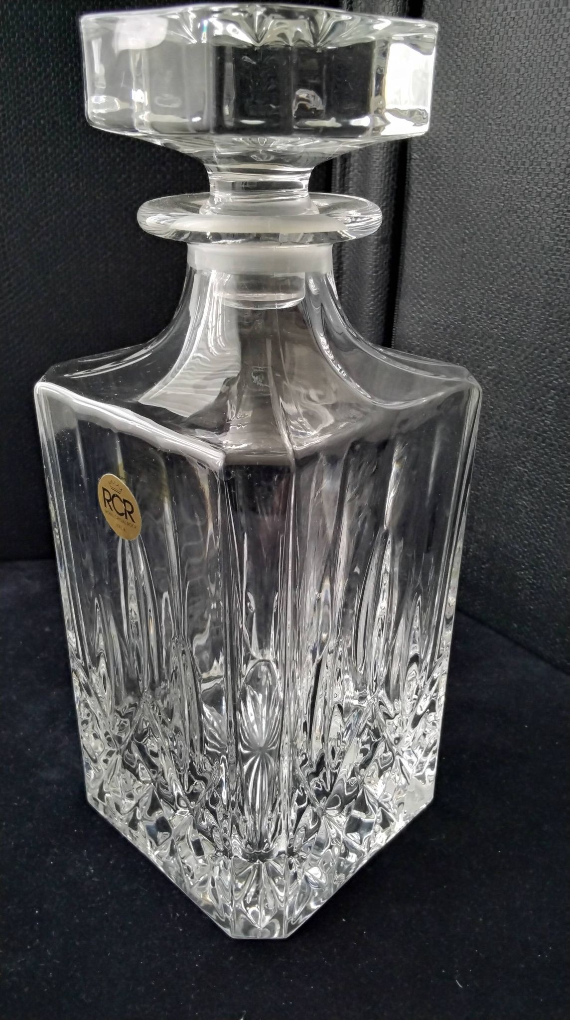 Crystal whisky carafe RCR