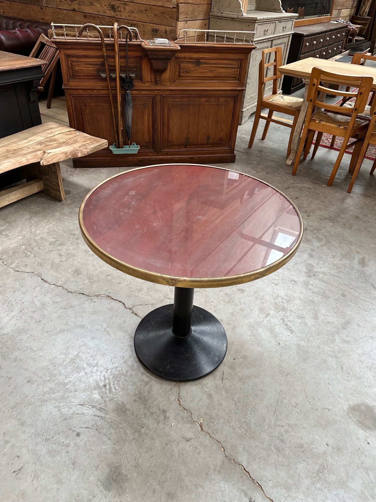 Table de bistrot XXème