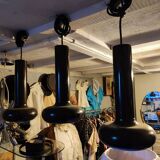 Space age, 3 brown Lita pendant lights