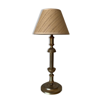 60s style column lamp