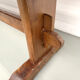 Monastery table in solid oak, 350 cm, circa 1900.