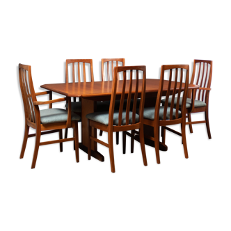 G Plan table & 6 chairs 1960