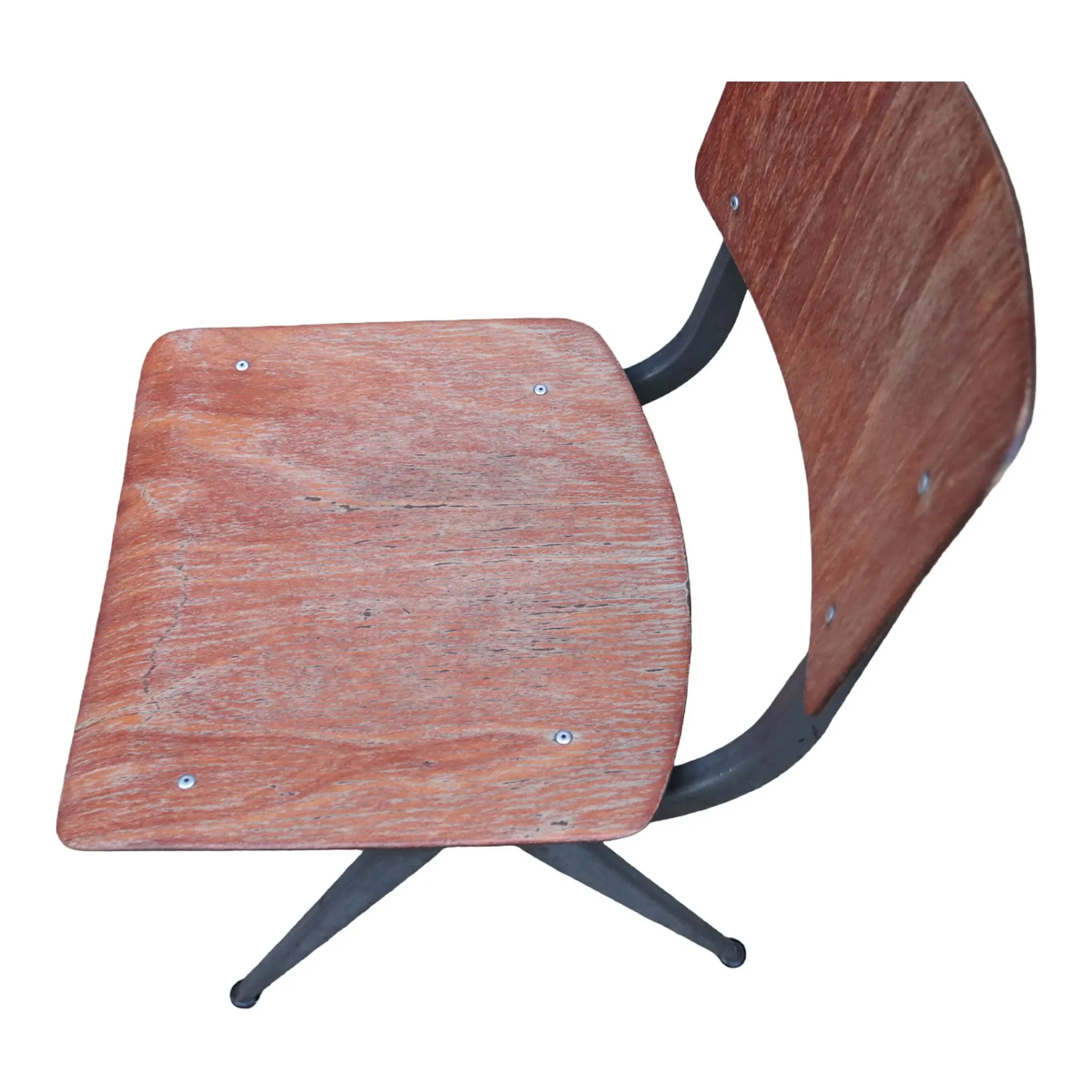 Vintage Presikhaaf chair – Pagholz and compass legs, 1960s