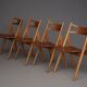 Chaises CH29 Sawbuck par Hans Wegner pour Carl Hansen & Son. Lot de 4