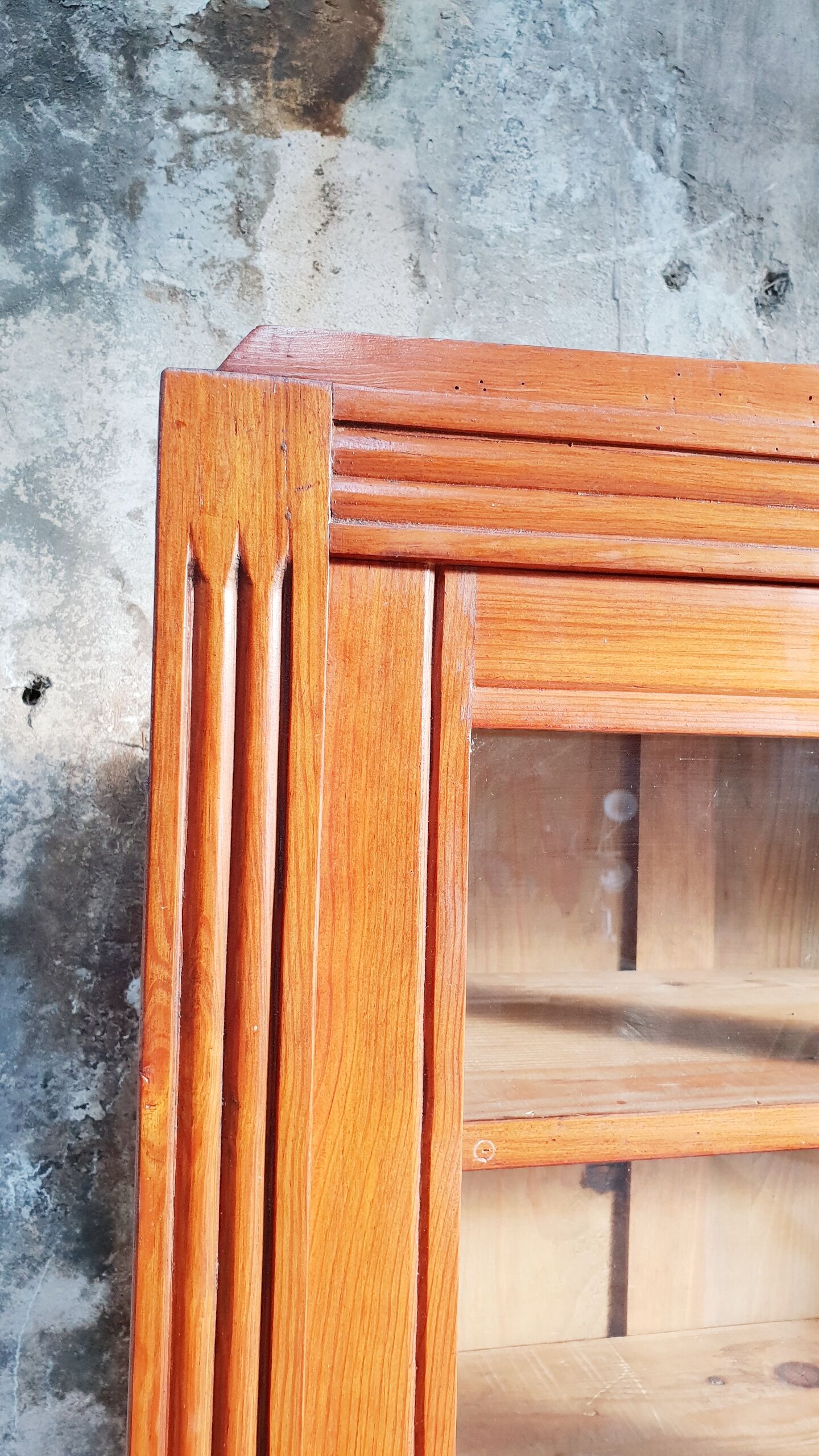 Vintage glazed wardrobe