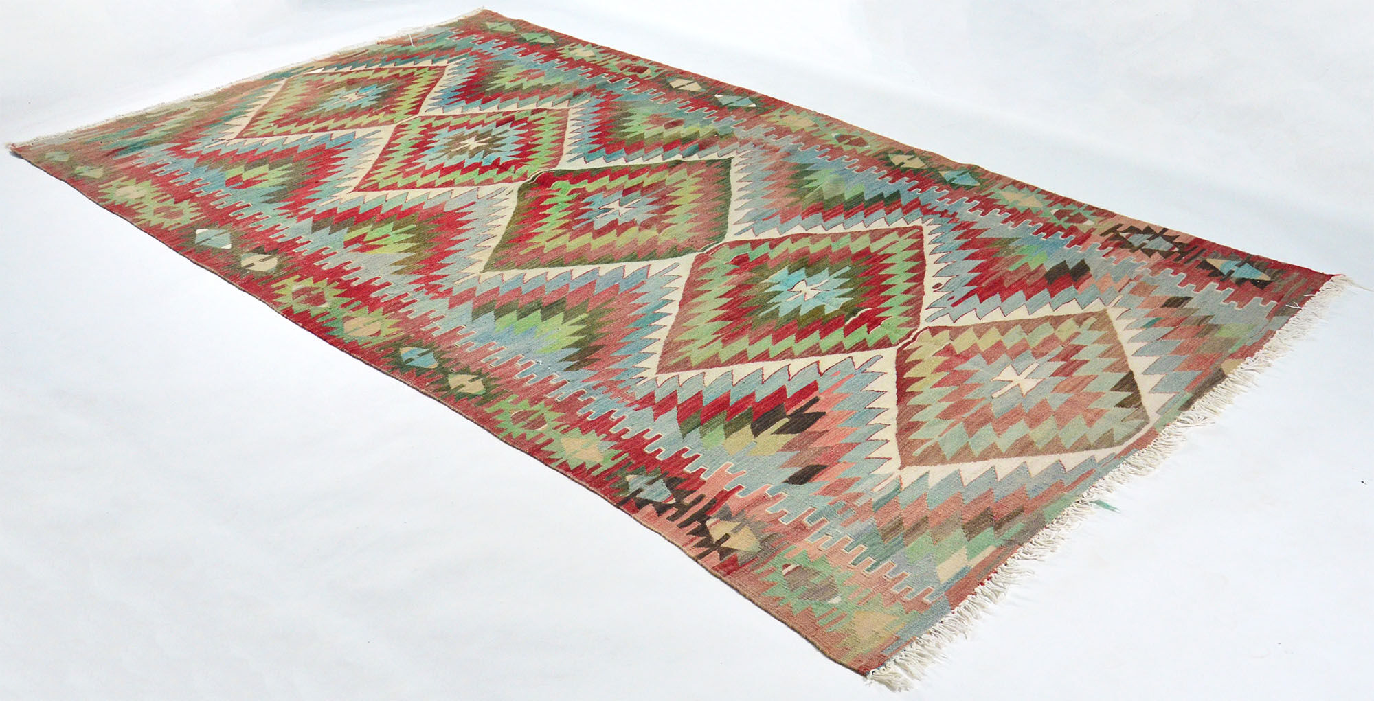 Anatolian handmade kilim rug 316 cm x 175 cm