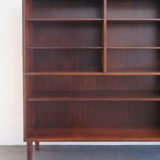 Bibliothèque scandinave en palissandre, Danemark années 1960