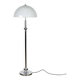 Lampadaire vintage avec abat-jour champignon blanc