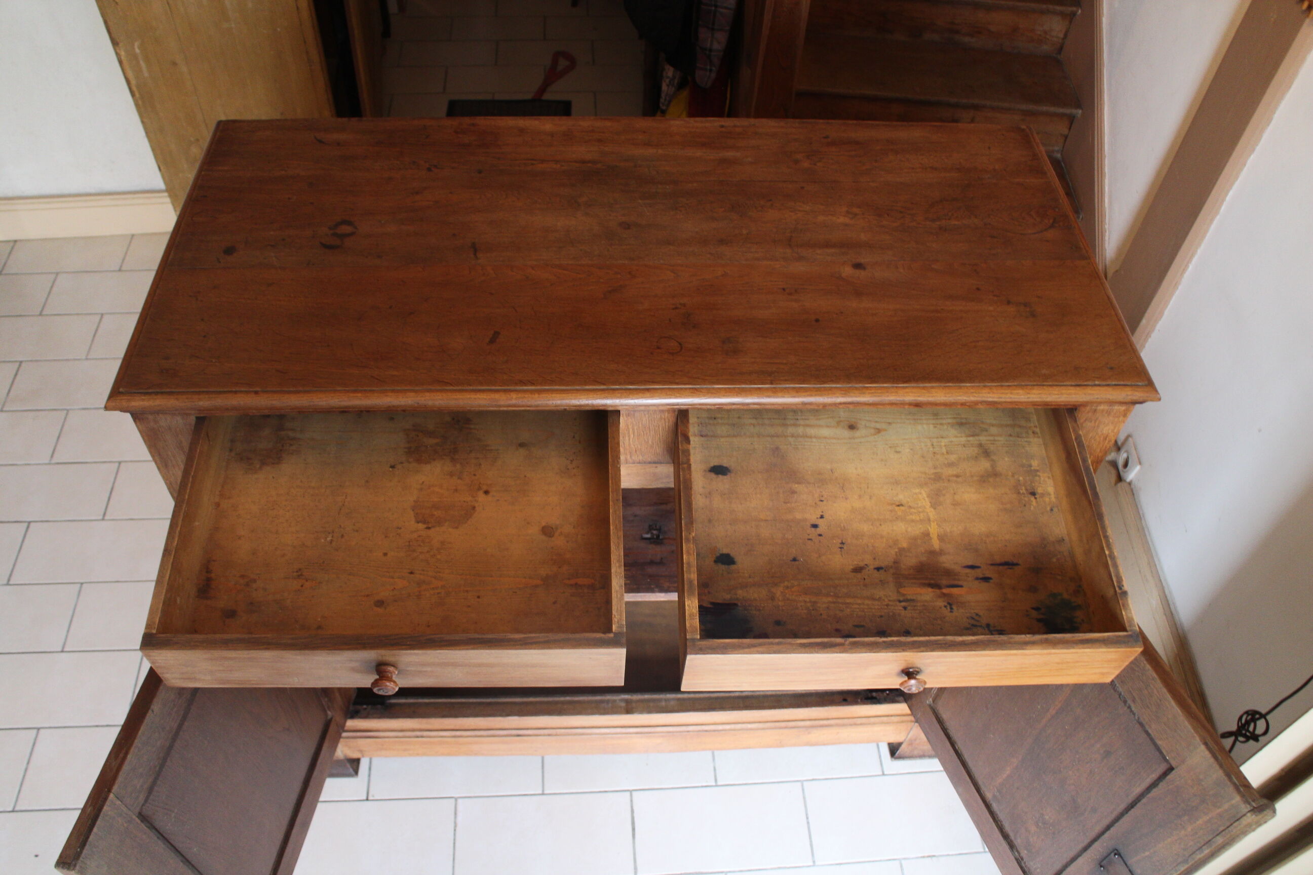 Louis philippe oak sideboard