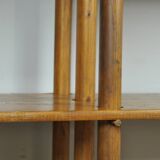 Handmade wooden bookshelf, 1960s