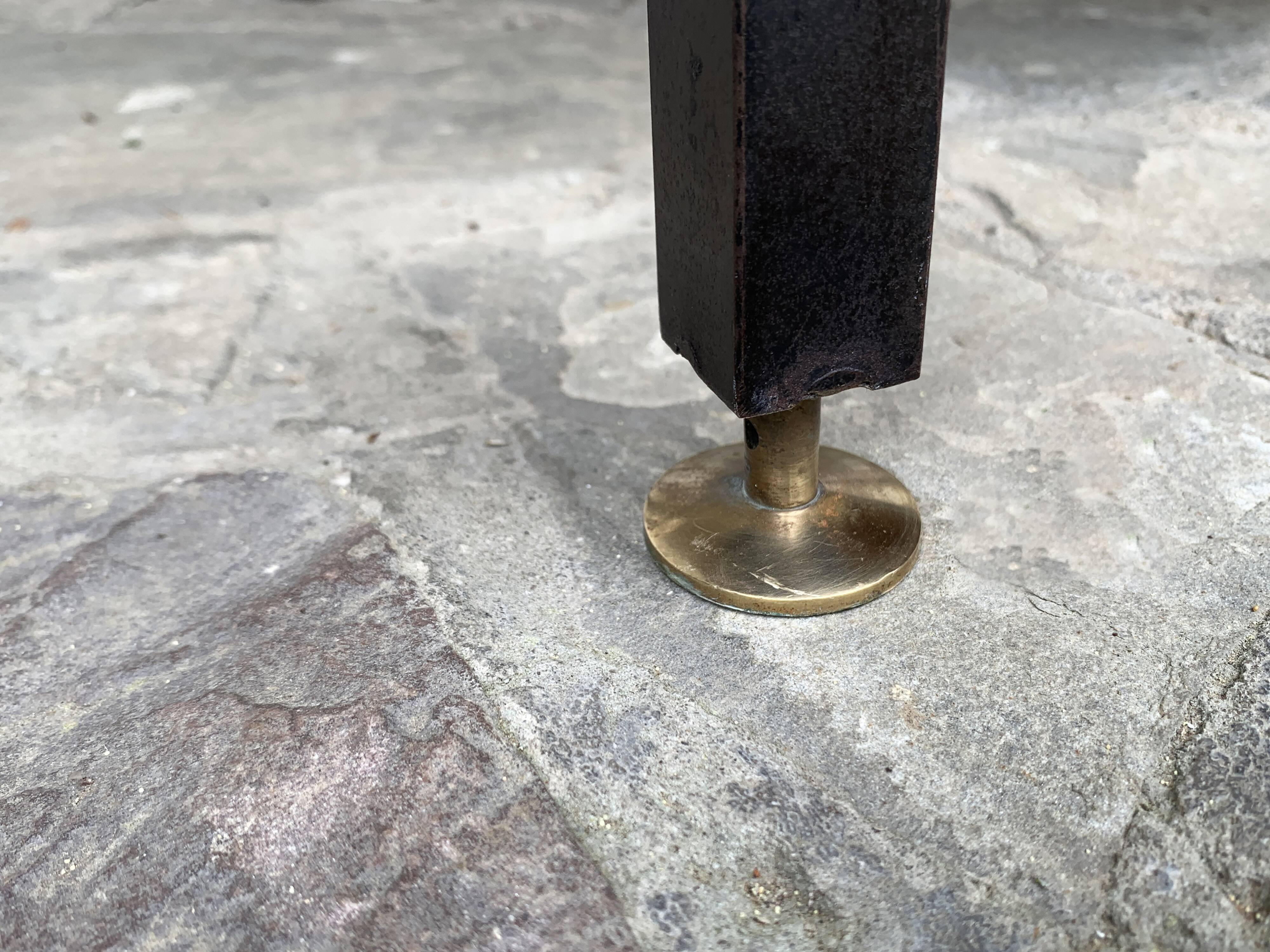 Modernist ceramic coffee table, C. de Savigny, France, 1960s