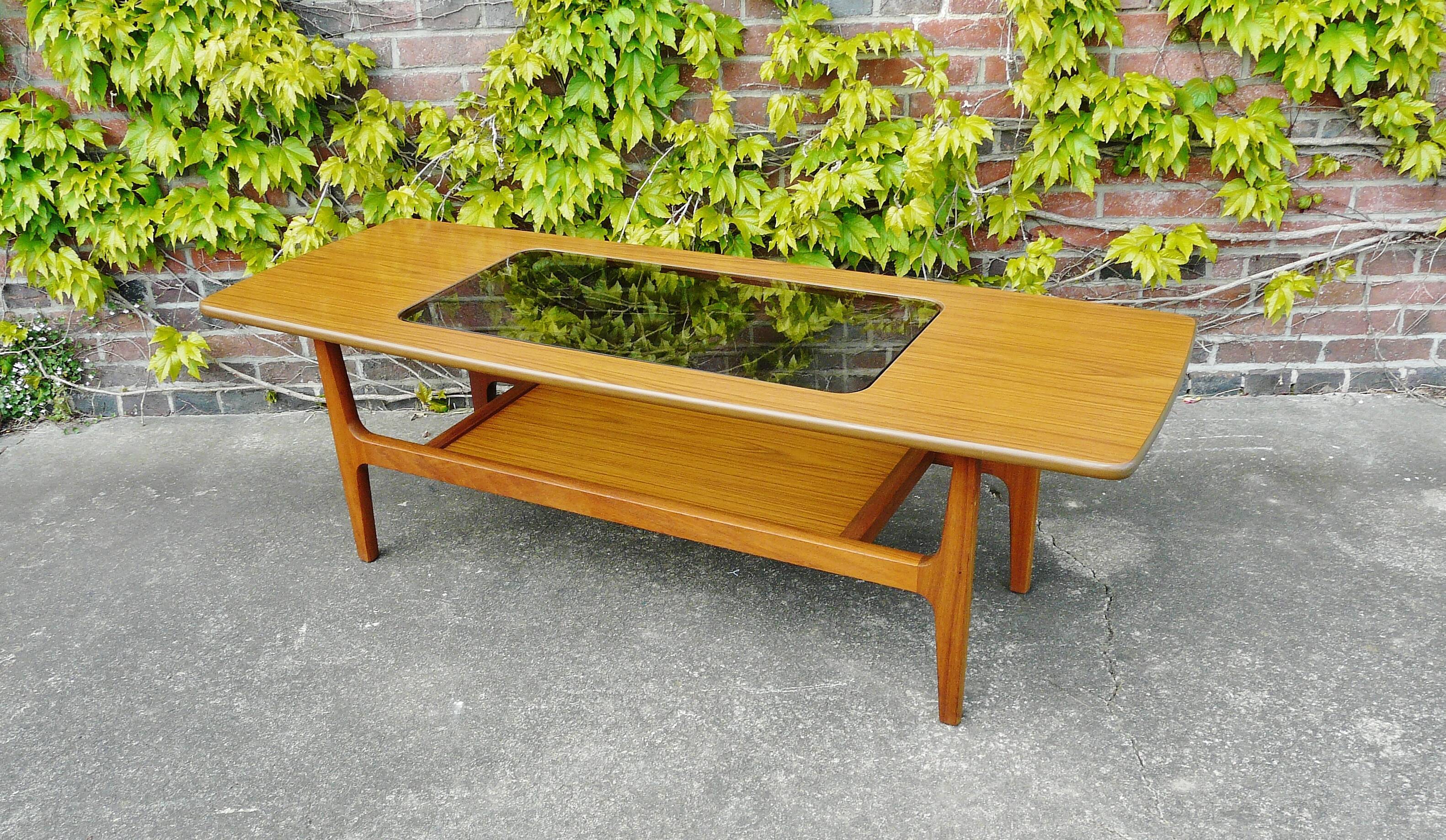 Scandinavian teak coffee table