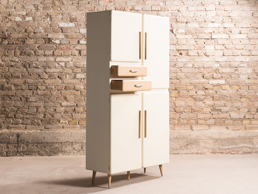 Cupboard equipped with plenty of storage, circa 1950