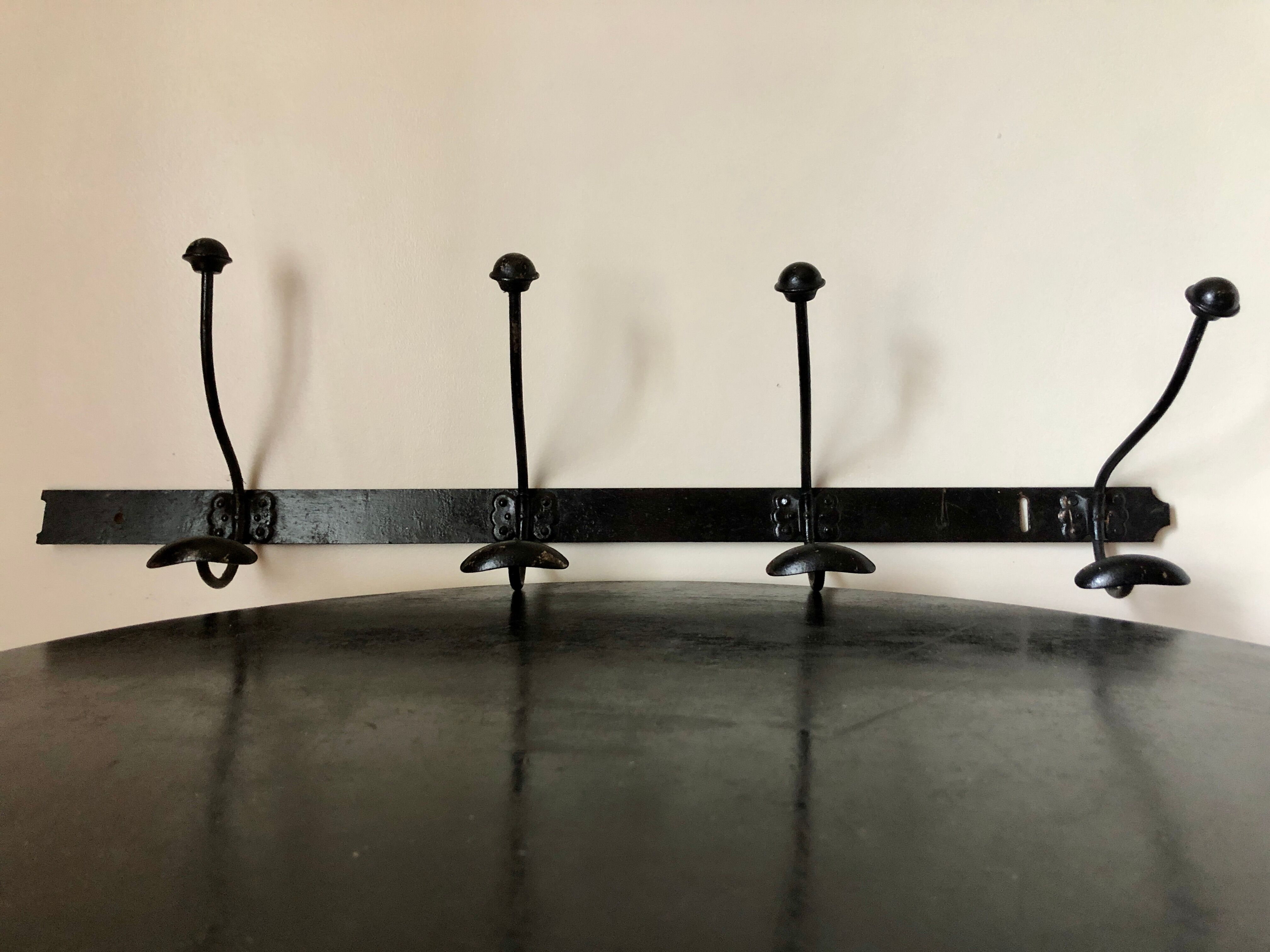 Porte-manteau ancien fer forgé