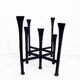 Scandinavian black metal candlestick