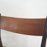 Set of four teak Pastoe "SA10" dining chairs, The Netherlands 1959