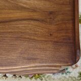 Walnut bedside table in Louis XV style