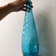 Large blue vase