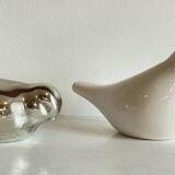 Vintage Ceramic Vase with a Couple of Birds