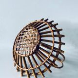 Old rattan basket