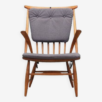 Beech chair, Danish design, 1960s, designer: Illum Wikkelsø, manufacture: Niels Eilersen