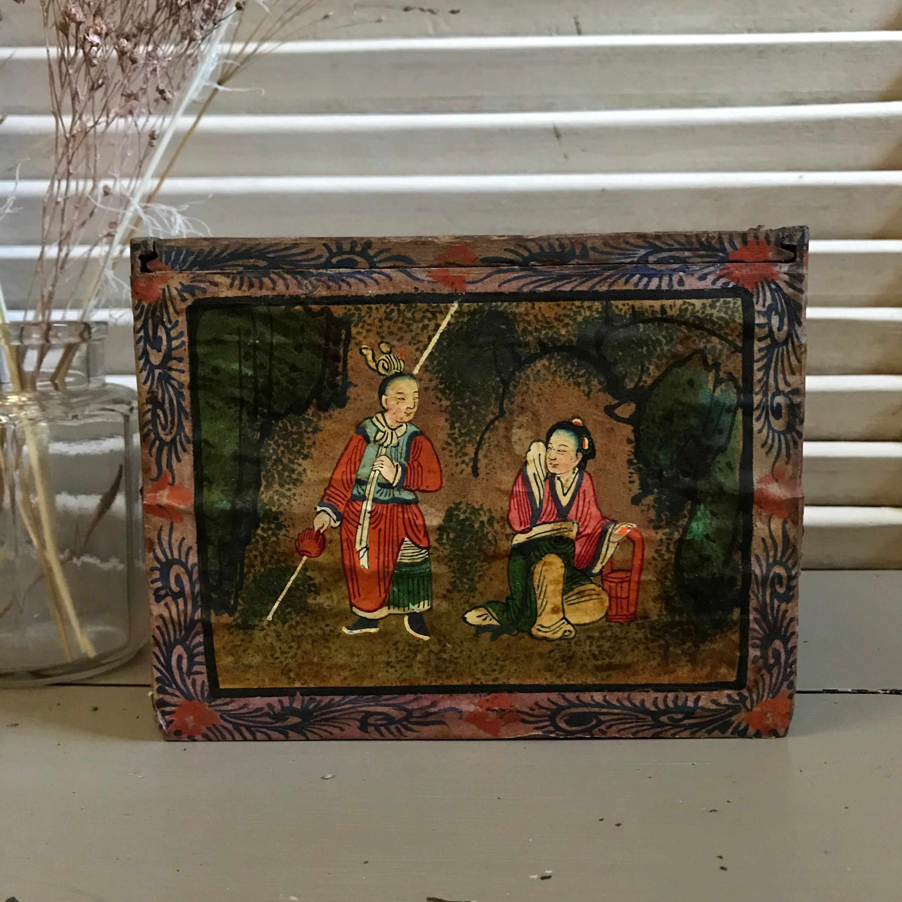 Early 20th century tea box