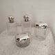 Flacons nécéssaire de toilette argent massif
