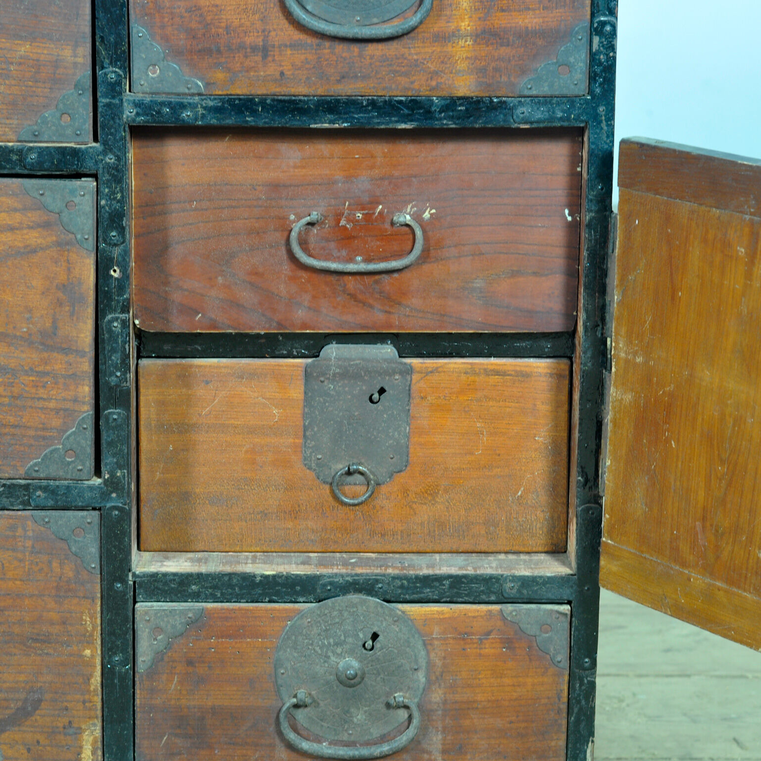 Japanese Tansu chest of drawers, circa 1890