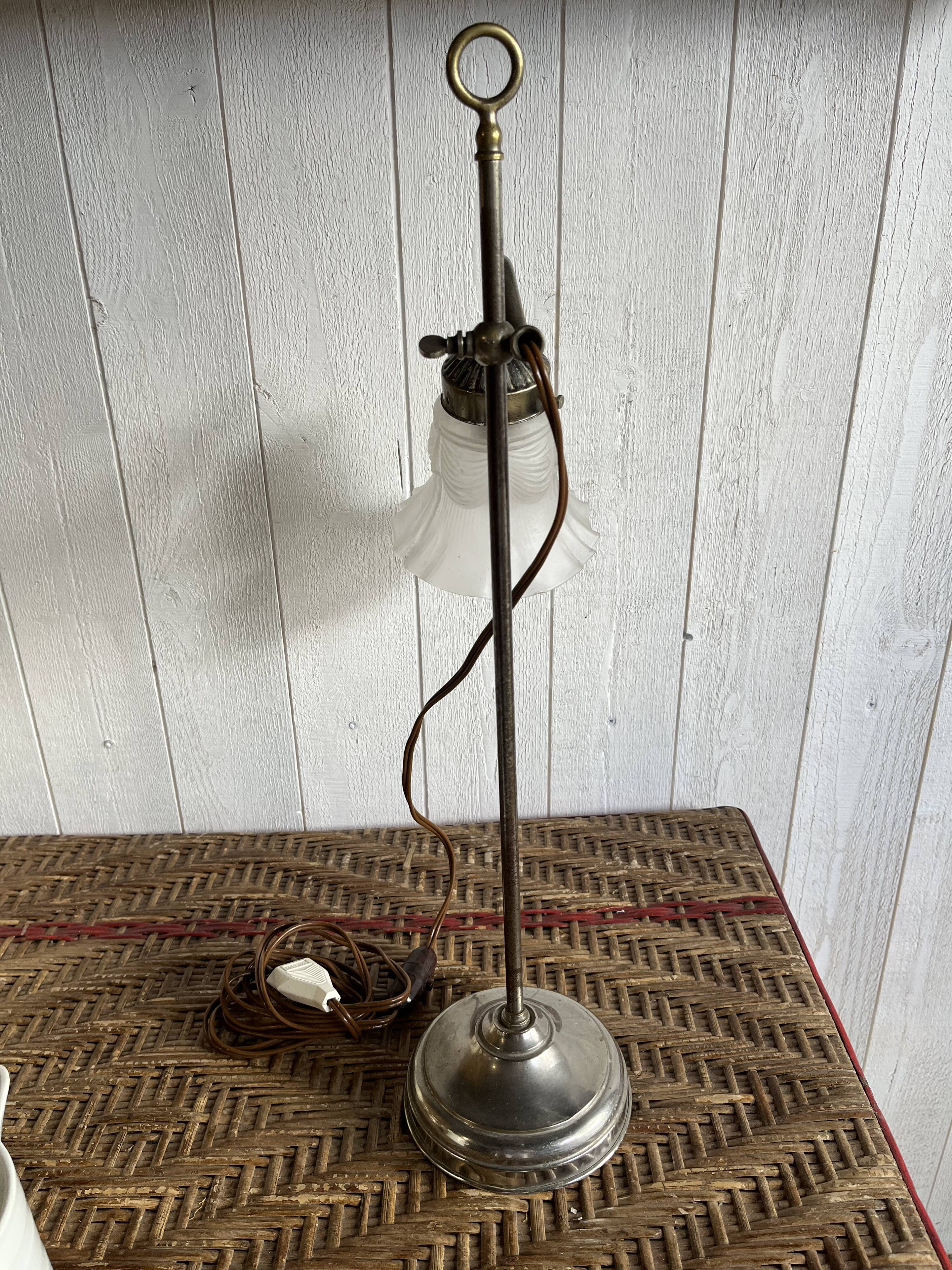 Art Nouveau workshop lamp