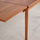 Extendable table by Henning Kjærnulf for Vejle Stole, 1960s.