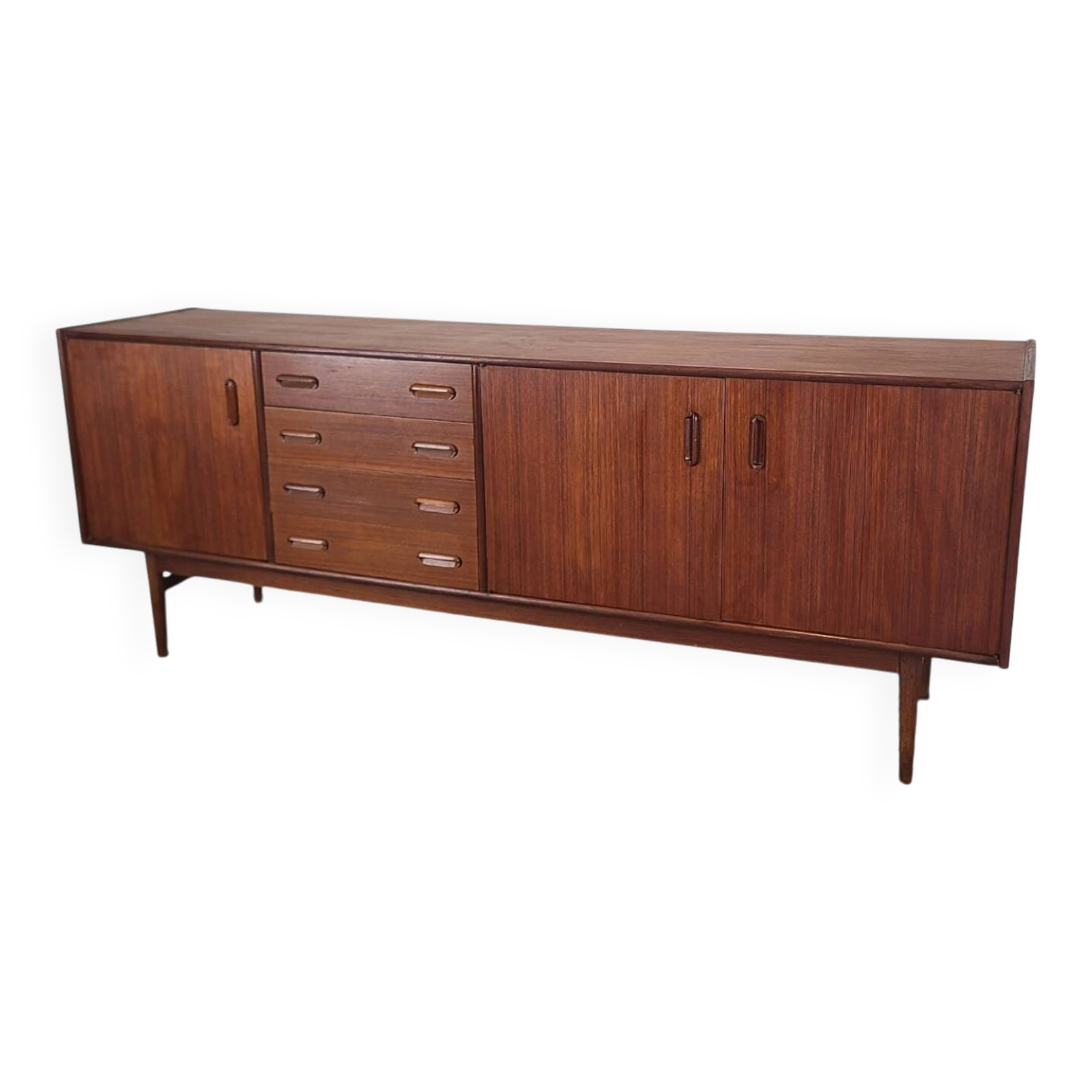 Vintage Danish teak enfilade from the 1960s.