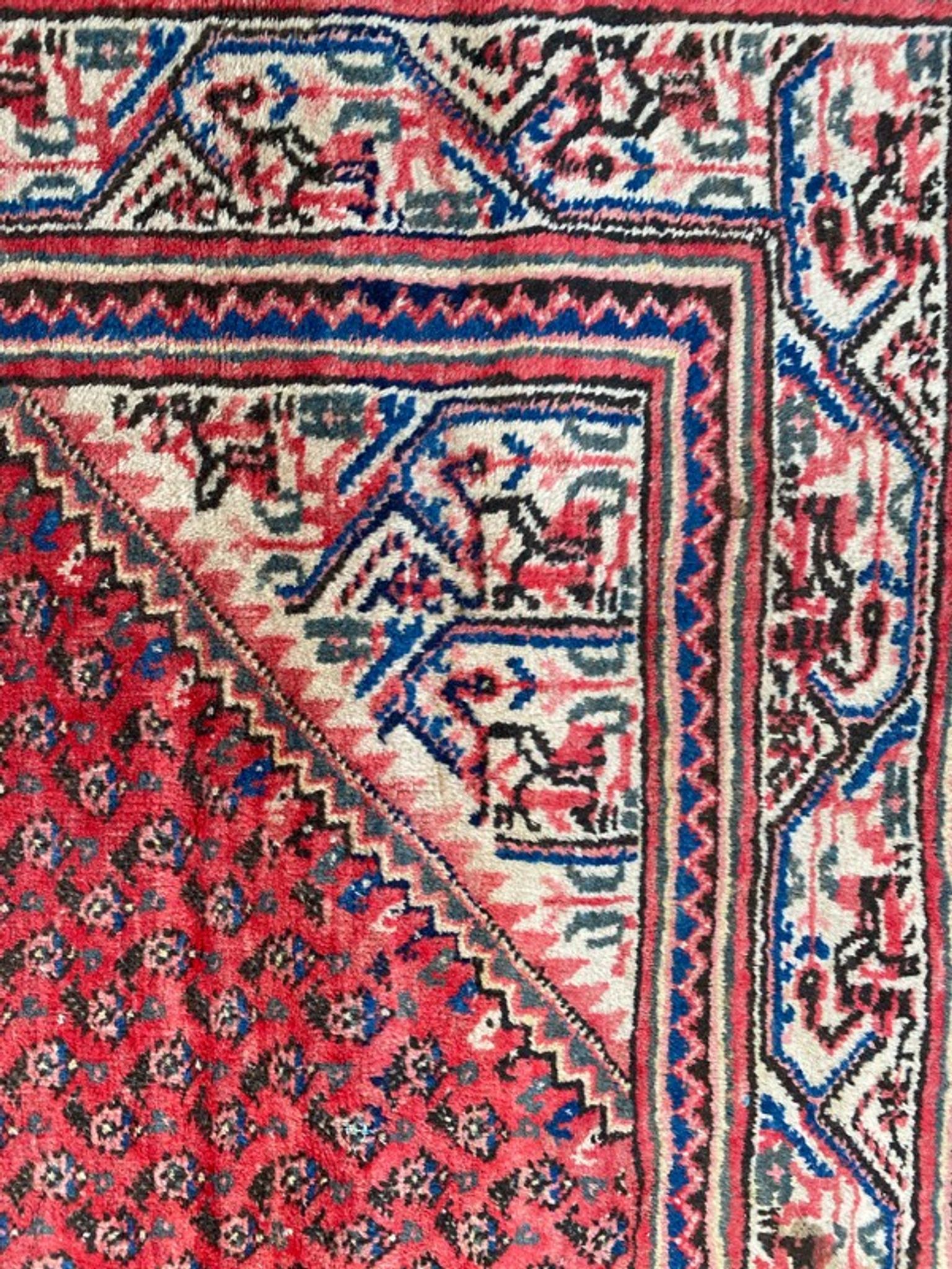 Tapis vintage persan mir 135x212 cm