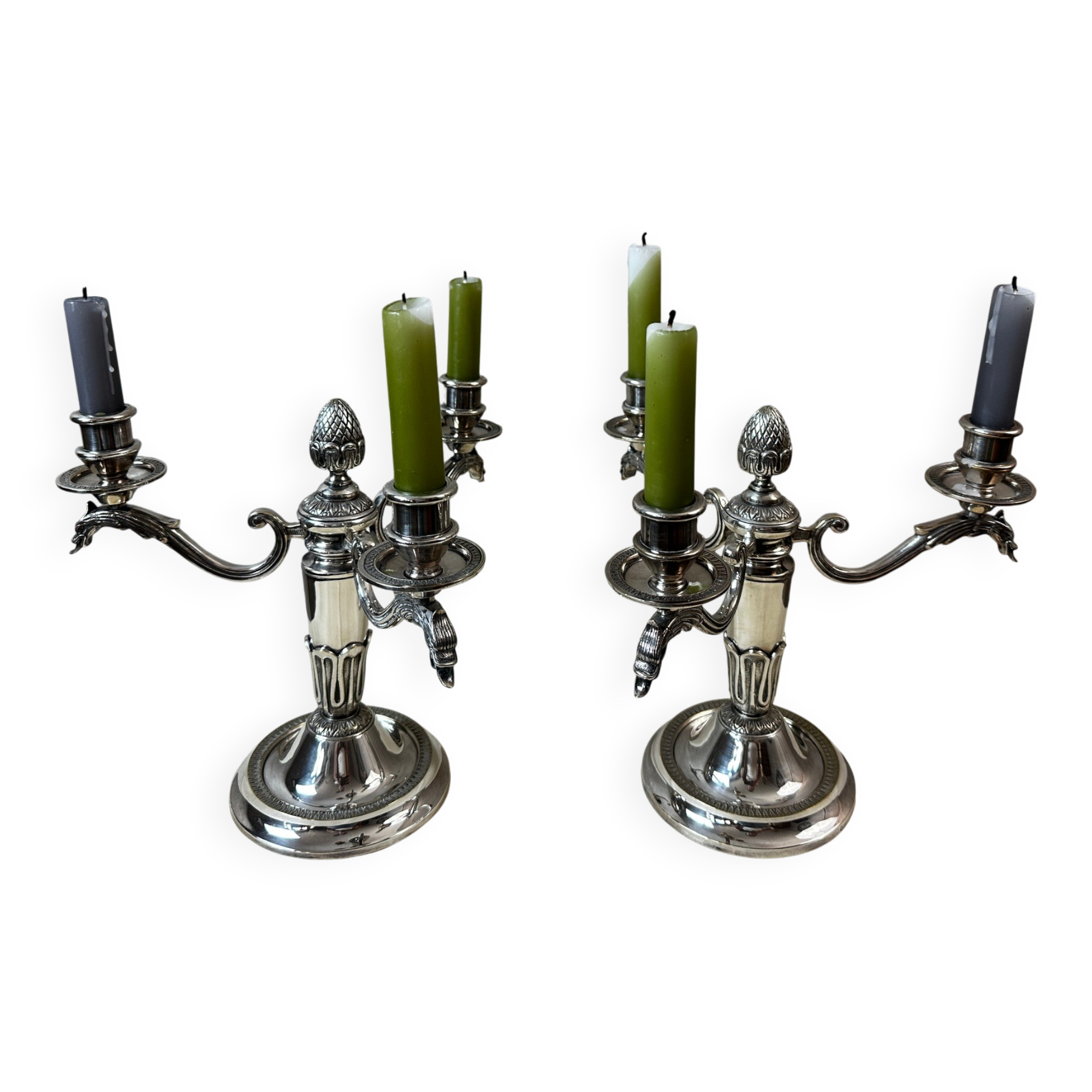 Paire de chandelier