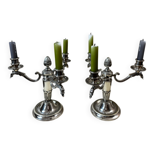 Paire de chandelier