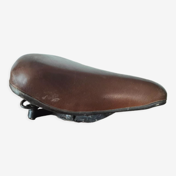Vintage bicycle saddle with its spring system