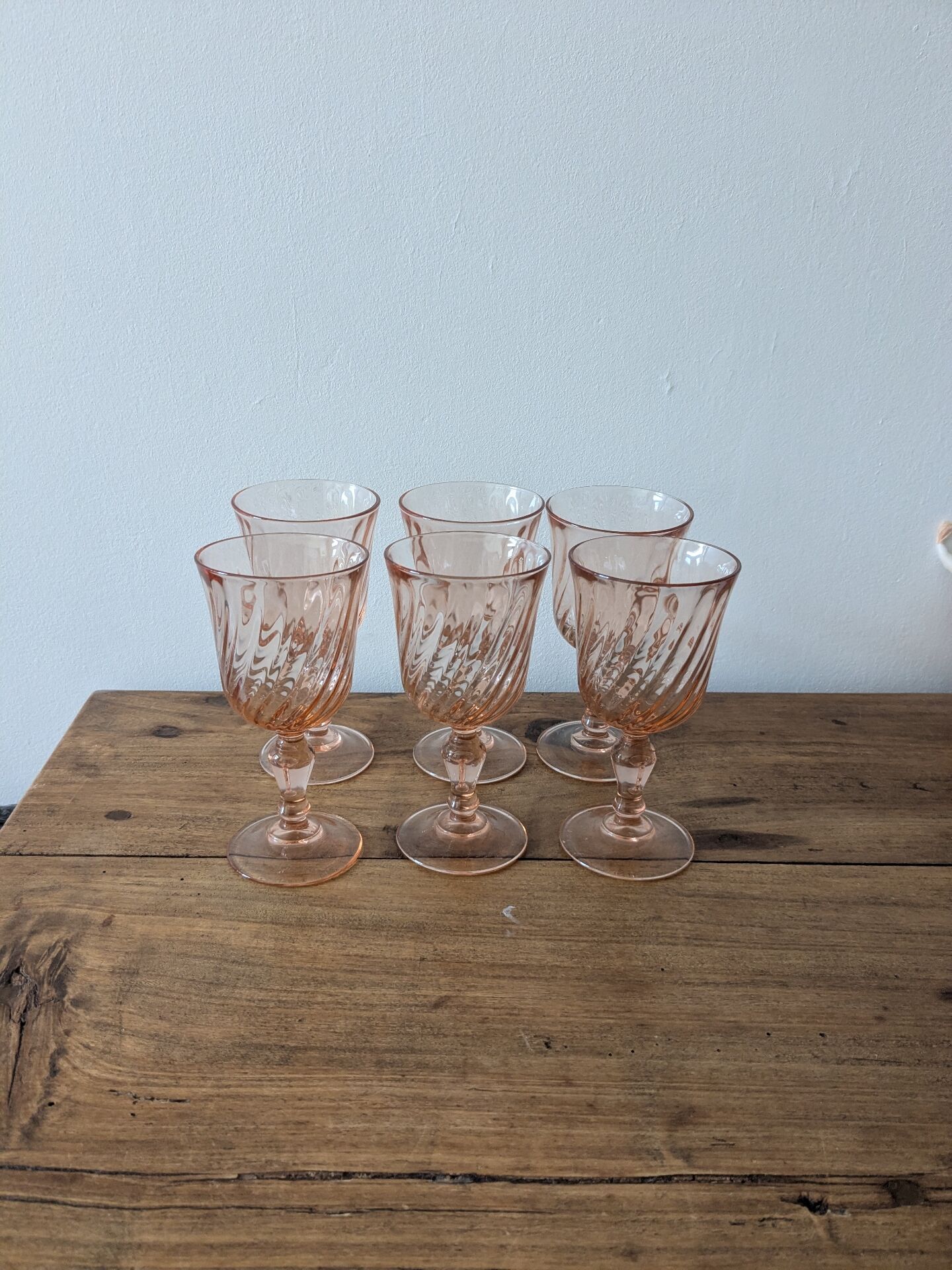 Verres rosalines