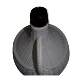 Pair of white covered demijohns