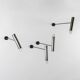 Pair of 1950s arm sconces, Parscot France