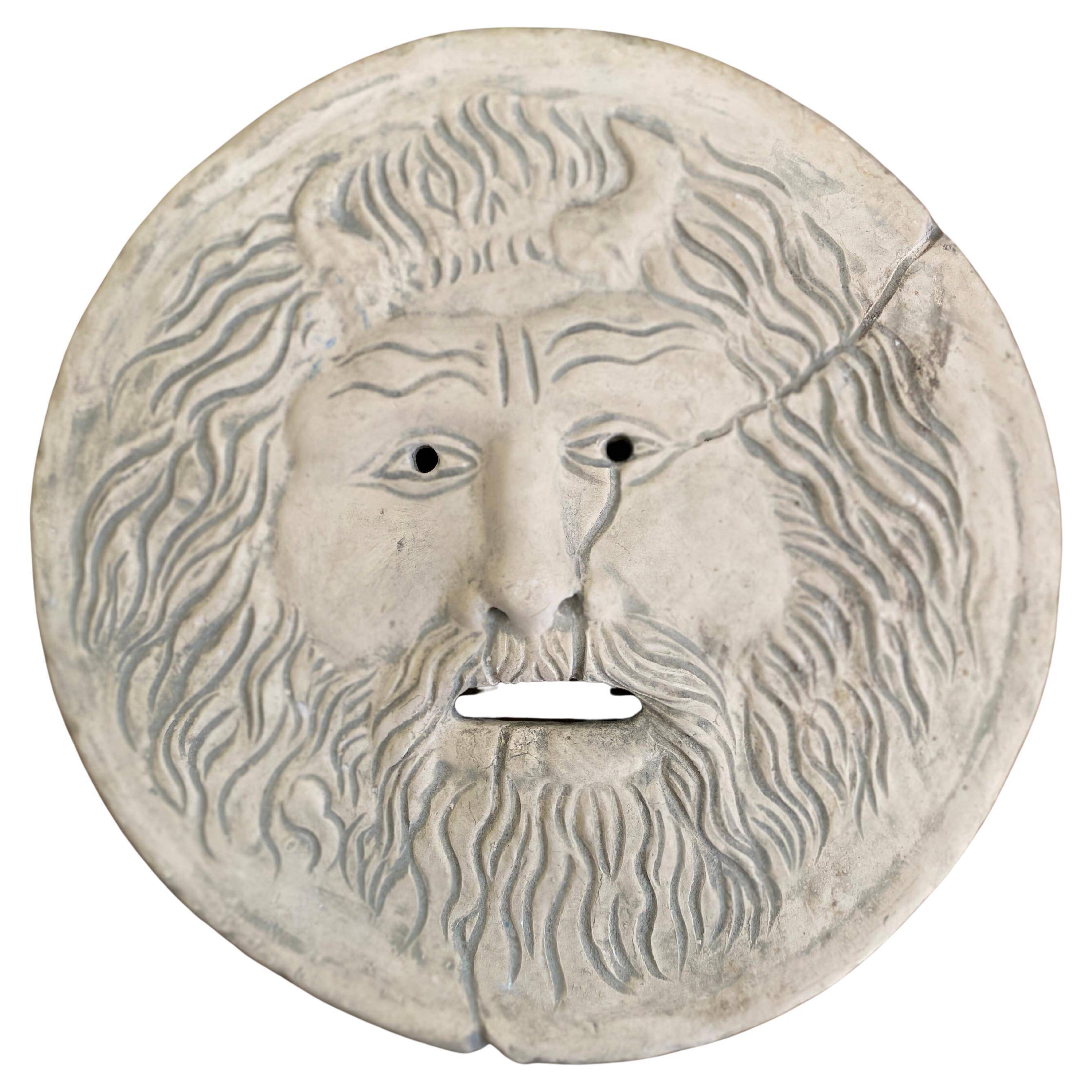 Vintage Bocca della Verità Wall Sculpture by Domenico Persiani, Rome