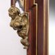 Eclectic antique mahogany mirror, Italy, 19th century