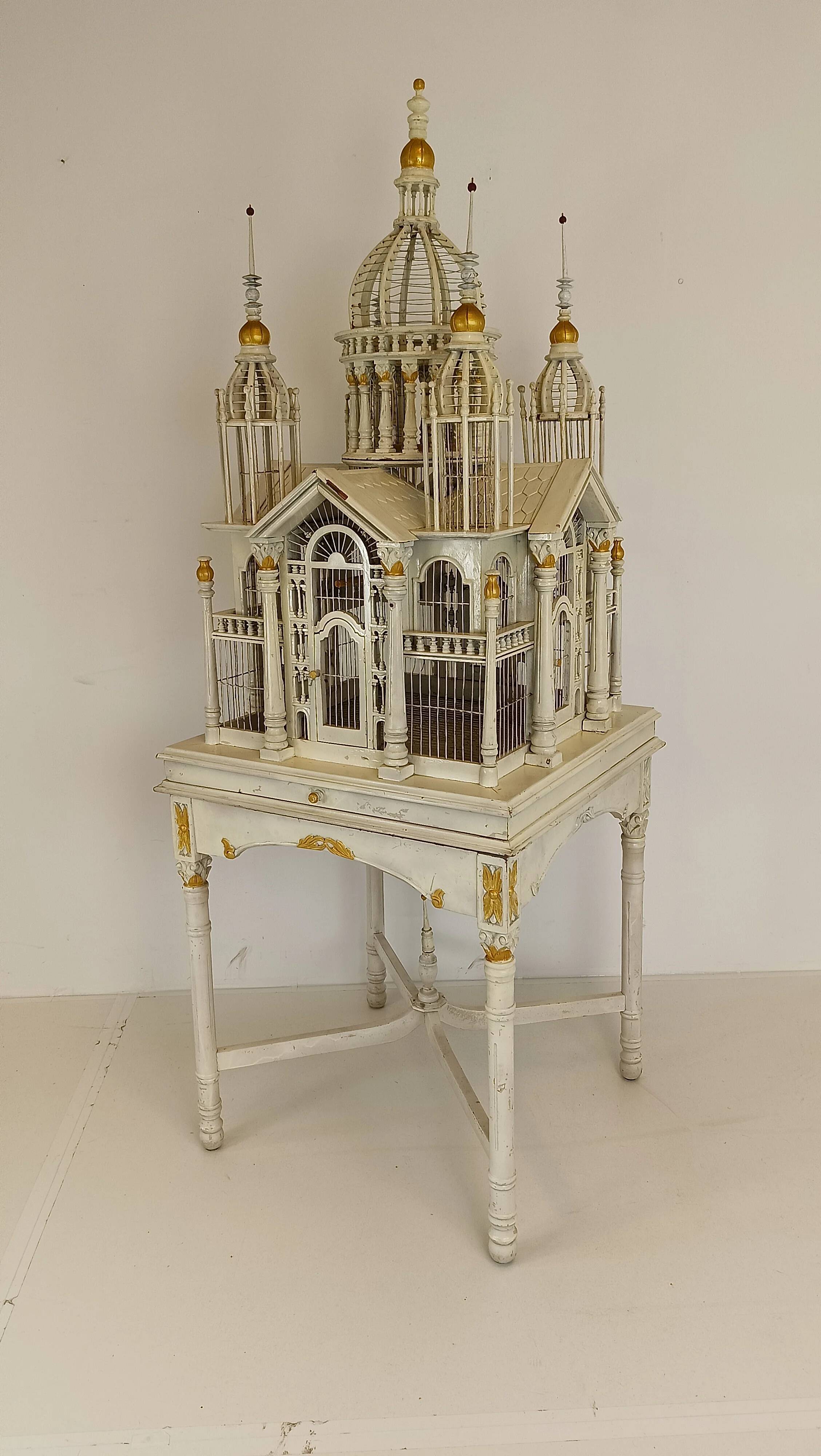 French Victorian midcentury birdcage
