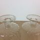 Pair of twisted glass bathroom bottle bottles