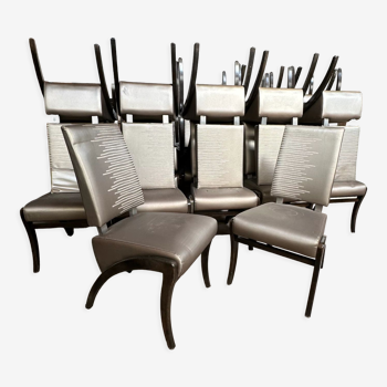 Lot 22 chairs bistrot restaurant collinet model kolb