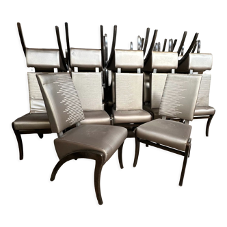 Lot 22 chairs bistrot restaurant collinet model kolb