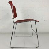 Chaise bureau rouge