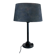 Lampe de table noire,Jumo, Moderne, France 1980