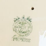 Sauciere en faience boch freres la louviere décor palmette